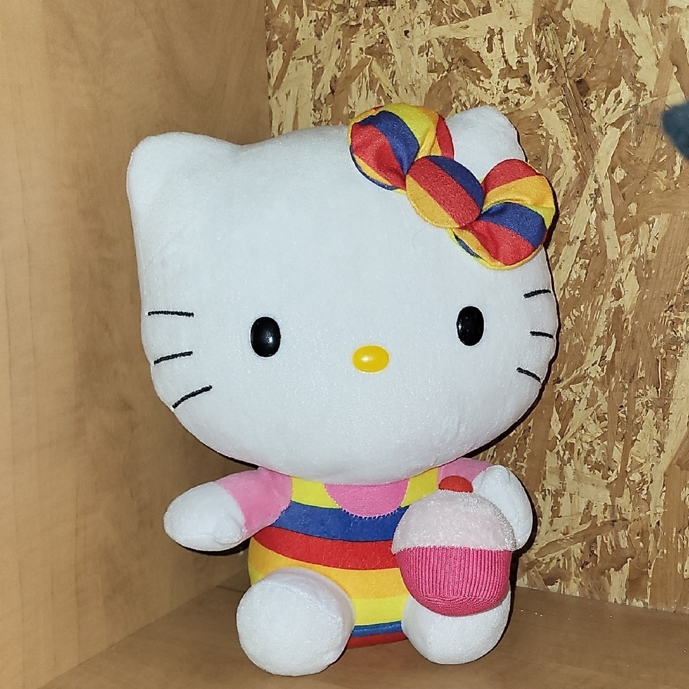 Hello Kitty Rainbow Plush Toy